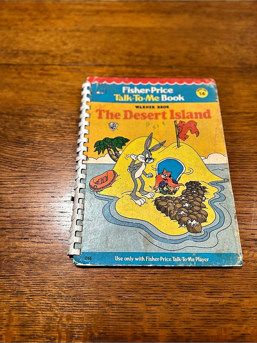 Fisher-Price The Desert Island Talk-To-Me Book #14 Learning Toy